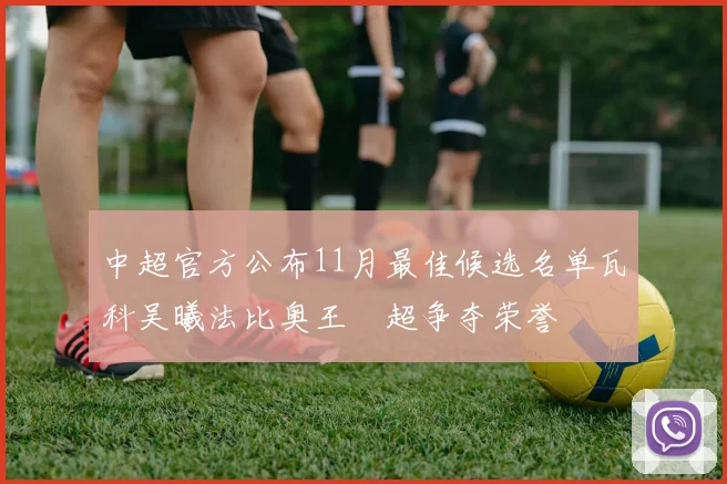 中超官方公布11月最佳候选名单瓦科吴曦法比奥王燊超争夺荣誉